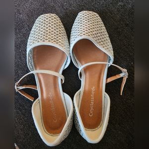 Size 9 Women's City Classified Lt blue sandal